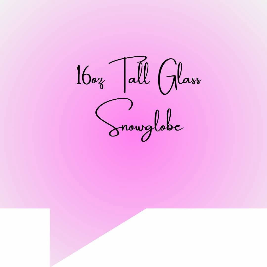 16OZ TALL SNOWGLOBE