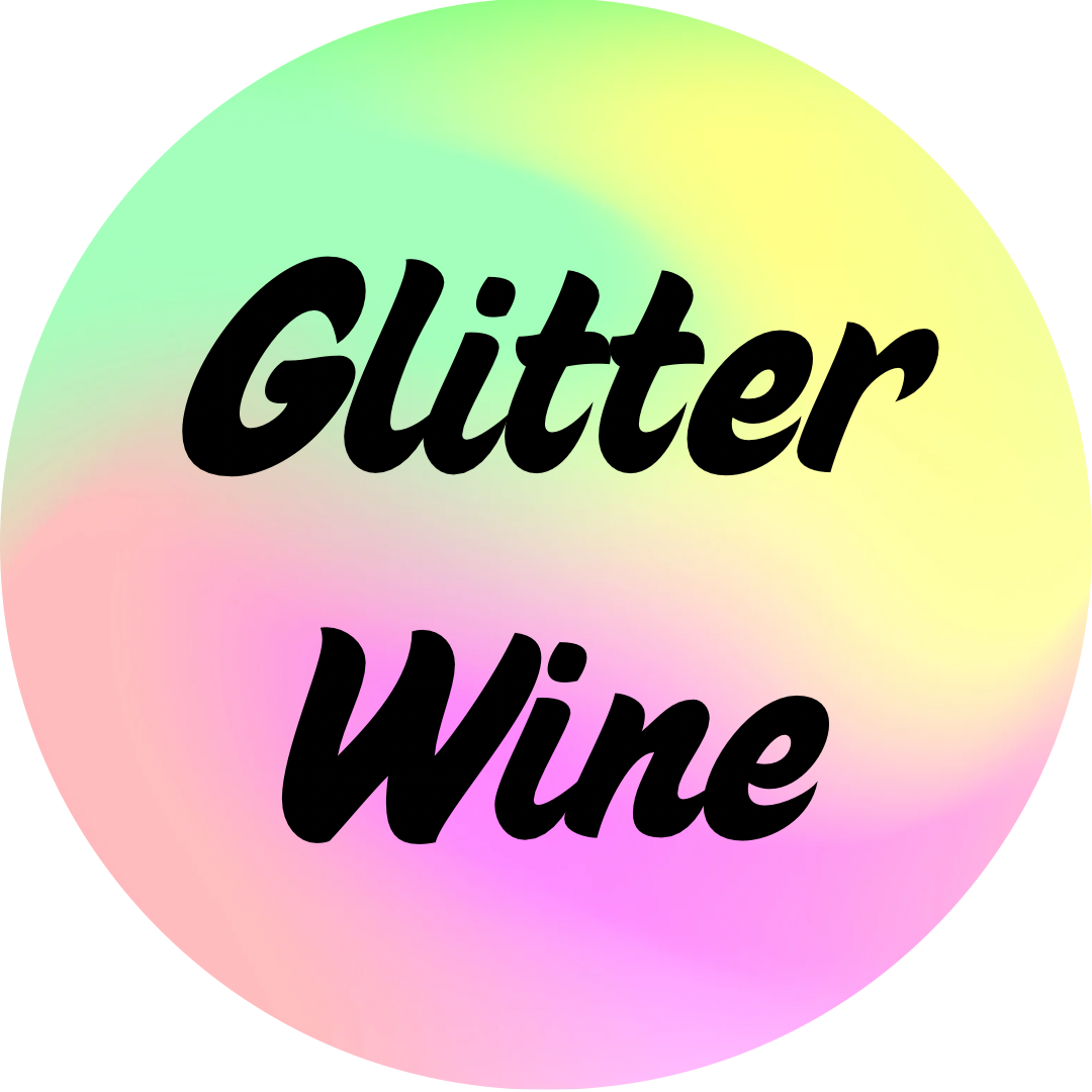 Glitter Wine Glasses