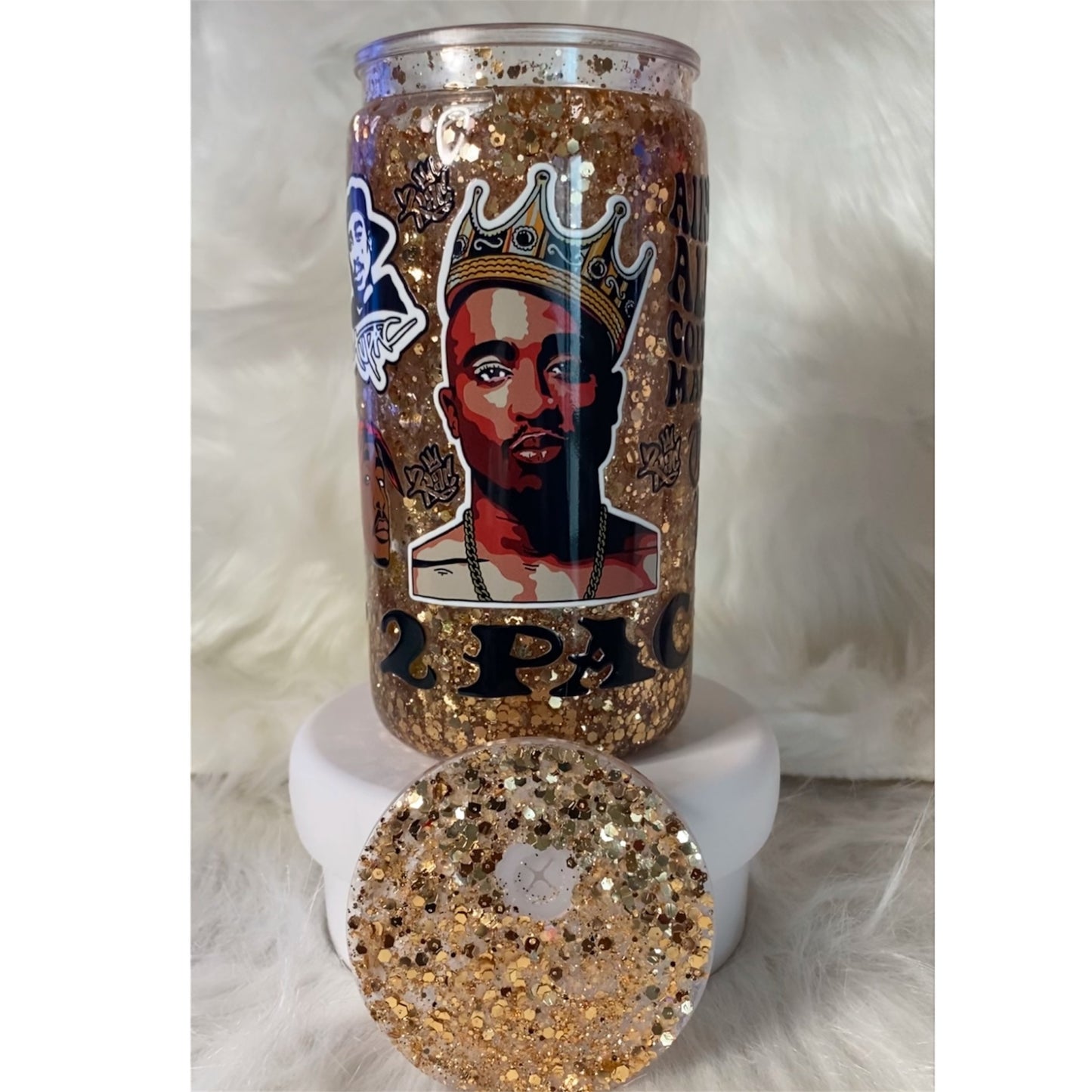 16OZ ACRYLIC SNOWGLOBE
