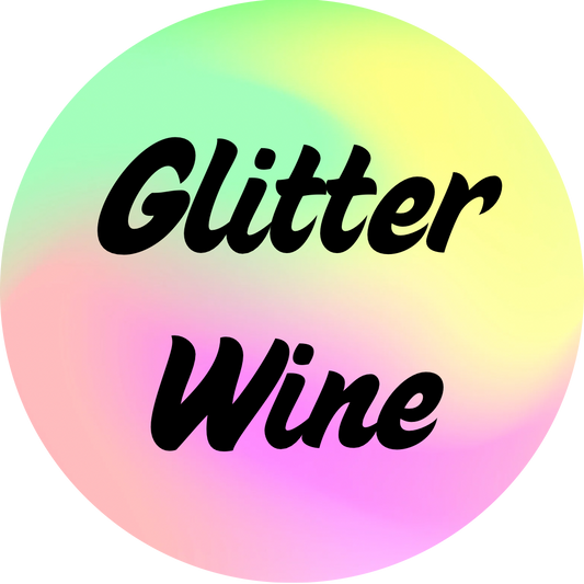 Glitter Wine Glasses